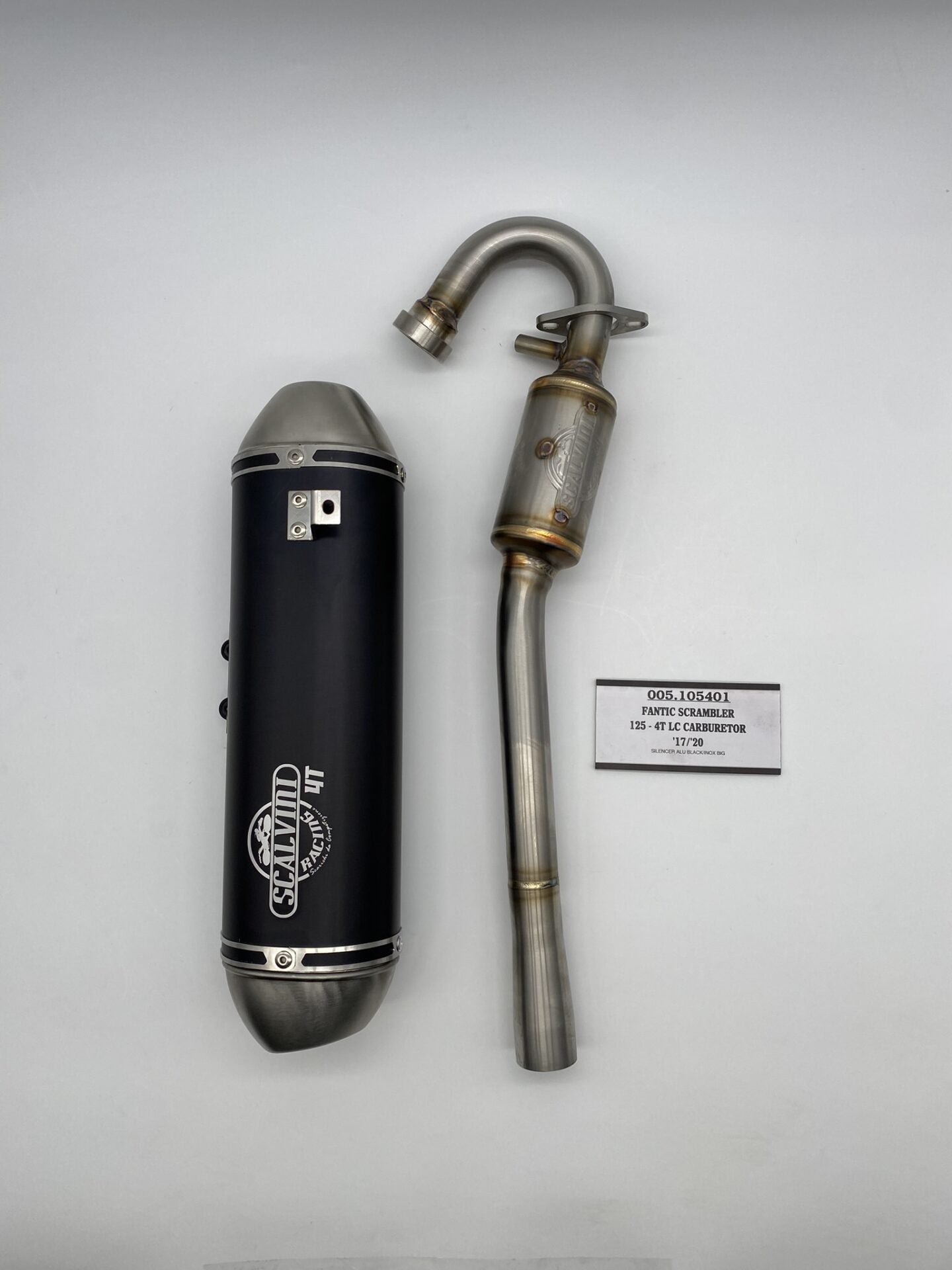 Scarico completo per Fantic Caballero 125 Scrambler 4 tempi ('17-'20)