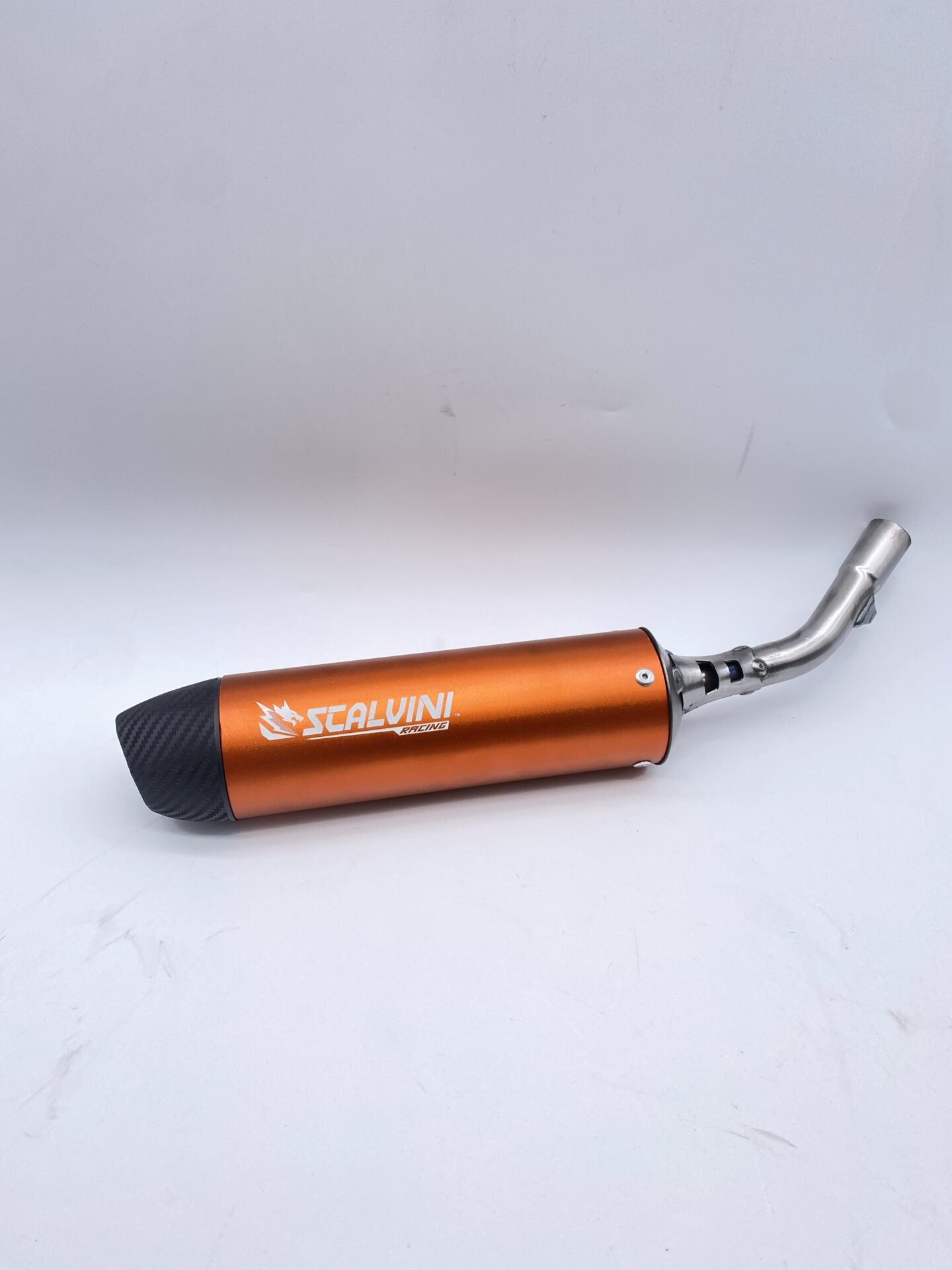 Sillenziatore Carbon look Orange HM 50 ('10-'15)