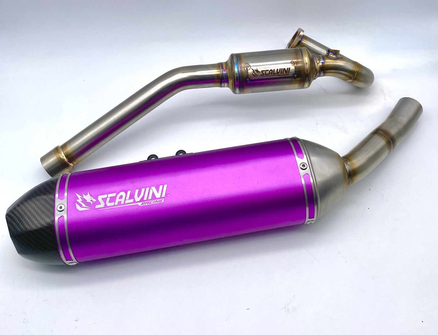 SCARICO COMPL. BETA RR 125 4T INIEZ. - SIL. ALU PURPLE/CARBON BIG 2025 - EURO 5+