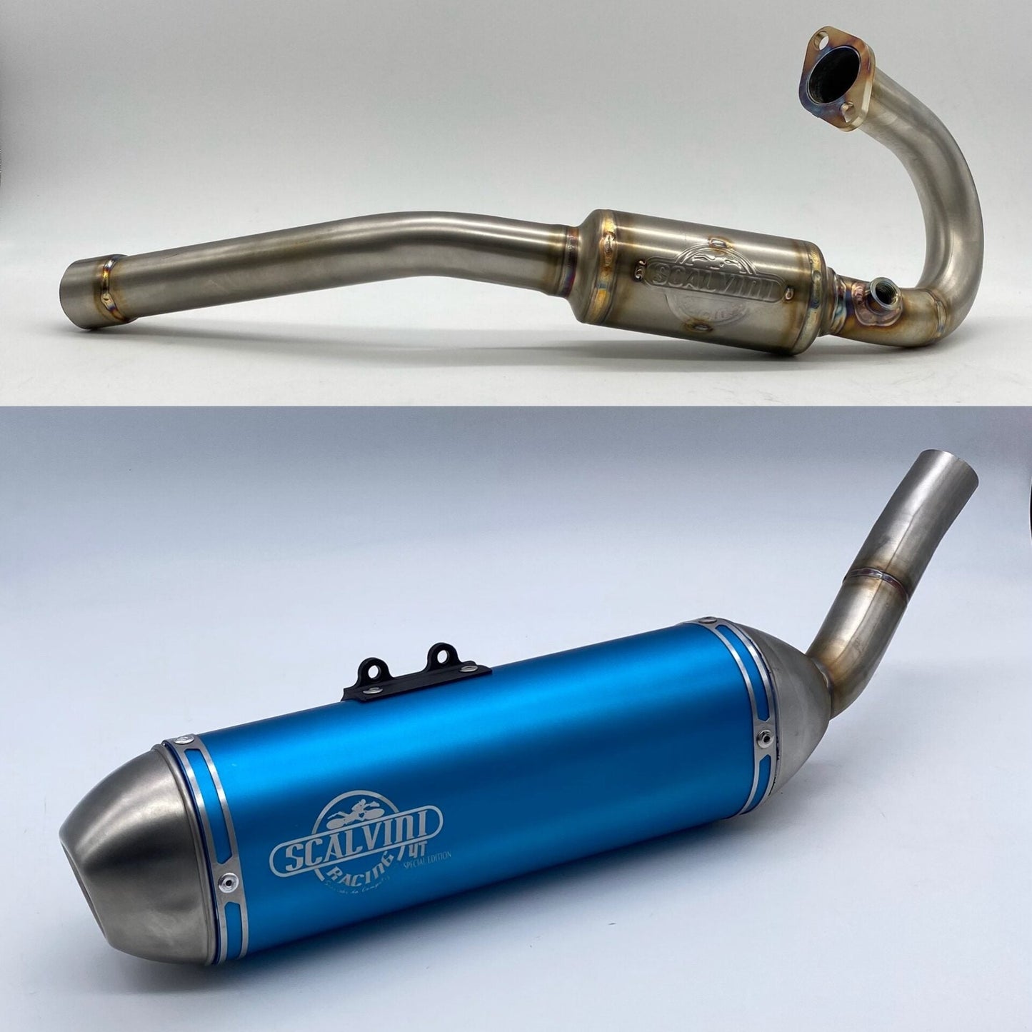 SCARICO COMPL. BETA T 125 4T INIEZ. - SIL. ALU BLUE/INOX BIG 2025 - EURO 5+