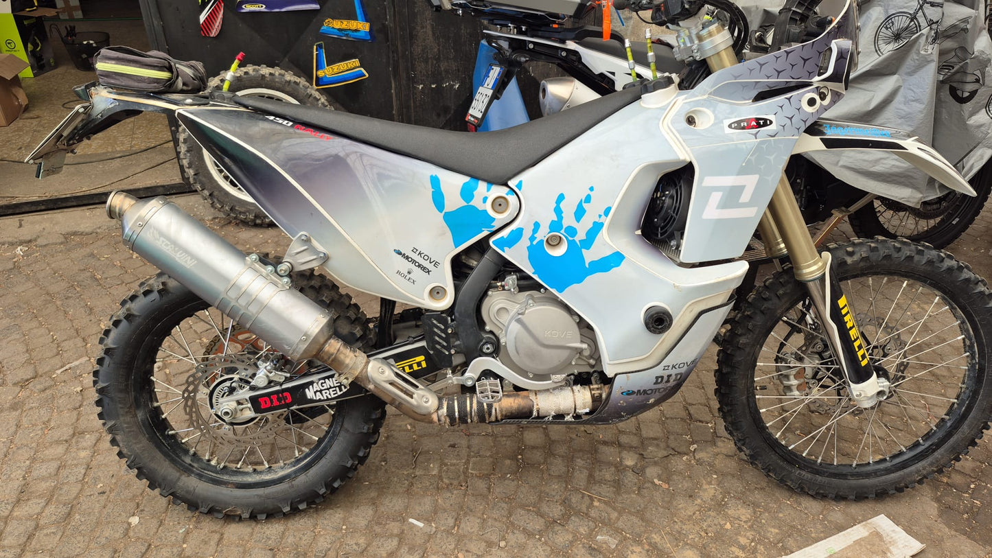 SCARICO COMPLETO PER KOVE 450 RALLY TITANIUM GRAY