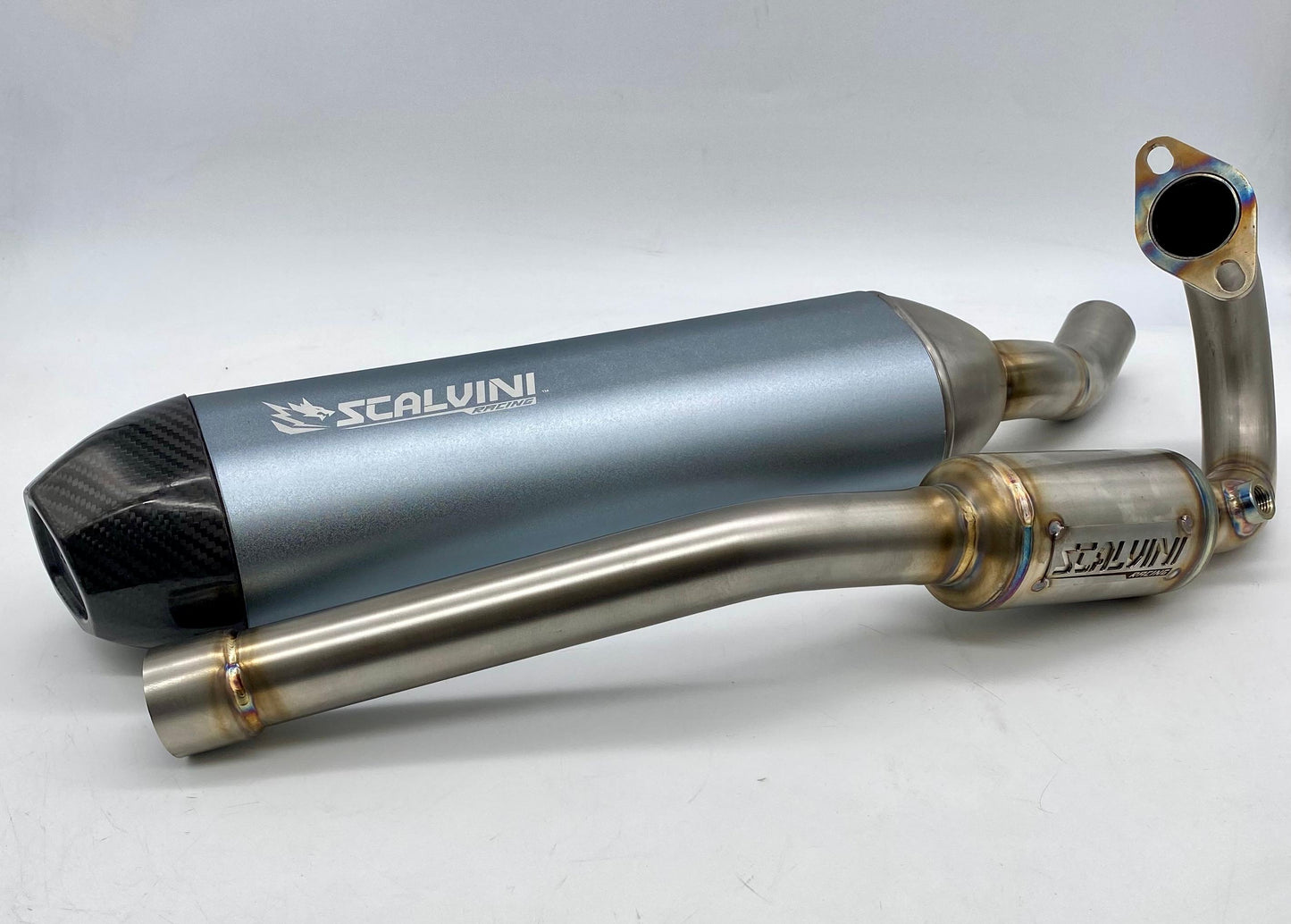 SCARICO COMPL. BETA RR 125 4T INIEZ. - SIL. ALU TITANIUM GREY/CARBON BIG 2025 - EURO 5+