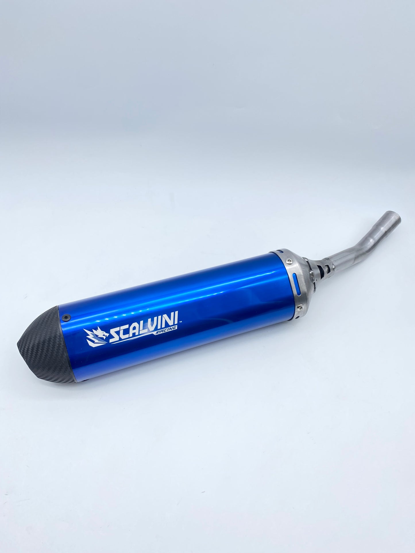 Silenziatore CARBON LOOK BLU YAMAHA 250('00/04)