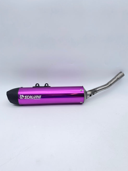 Sillenziatore Carbon look YZ 85 - ( 02/18 ) PURPLE