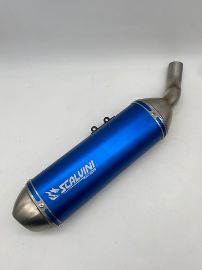 Scarico Completo Alu Blu/Inox per Beta RR 125 4T Iniezione (’21-’24)