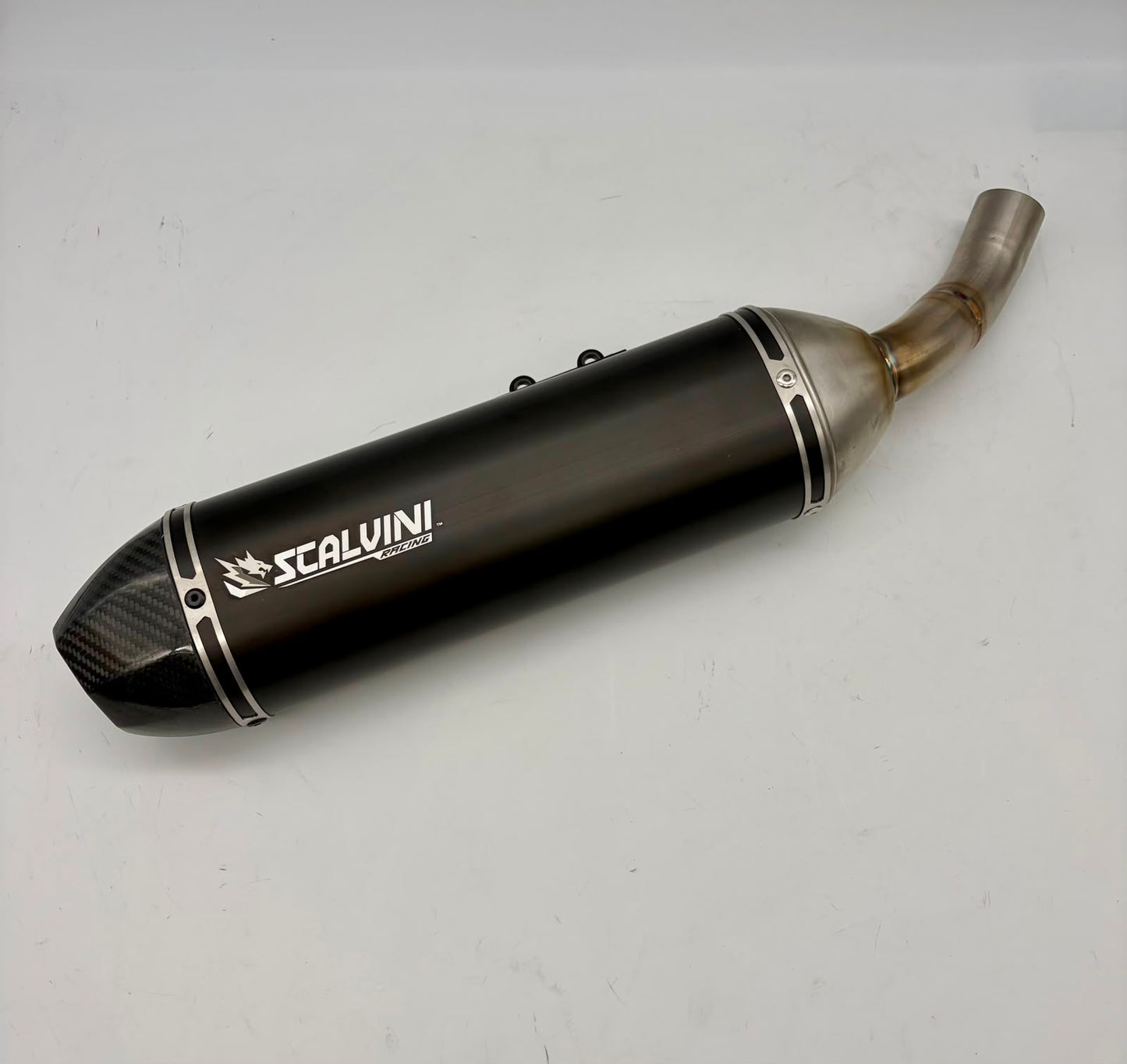 Scarico completo Alu/Carbon per Fantic Motor XMF-XEF 125 4T Iniezione (21/22)