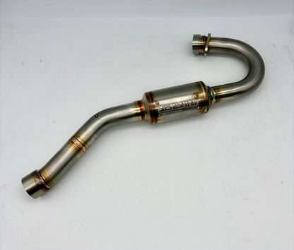Scarico Completo Alu Blu/Carbon per Beta T 125 4T Iniezione (’23/'24) MOTORE TAYO