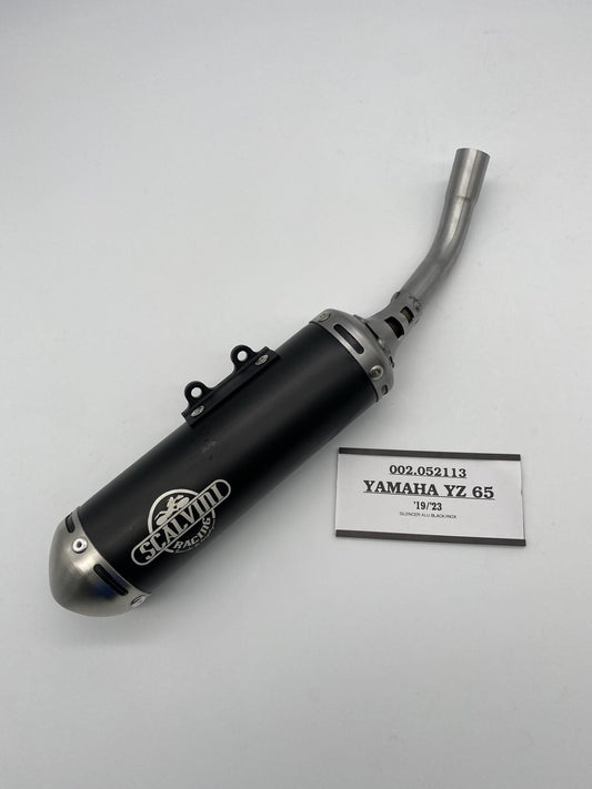 Sillenziatore tondo anodizzato nero YAMAHA YZ 65 ('19-'23)
