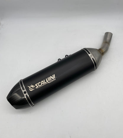 SCARICO COMPL. BETA RR 125 4T INIEZ. - SIL. ALU BLU/CARBON BIG 2025 - EURO 5+