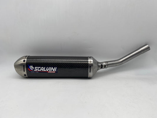 Silenziatore in carbonio con fondello in Inox YAMAHA 250('00/04)