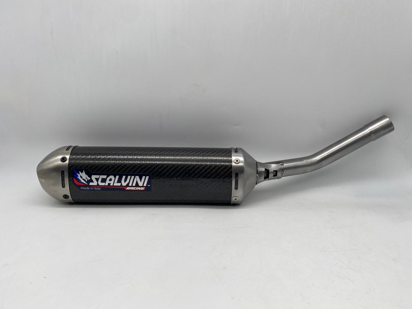 Silenziatore Carbon INOX KTM SX 125 - ('05-'16) - HBG TC 125 ('03-'13) - HQ TC125 ( 14/16 )