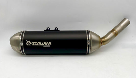 SCARICO COMPL. BETA T 125 4T INIEZ. - SIL. ALU BLACK/INOX BIG 2025 - EURO 5+
