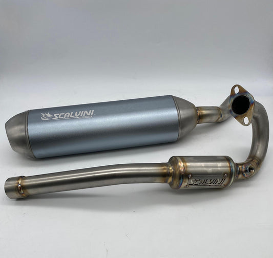 SCARICO COMPL. BETA RR 125 4T INIEZ. - SIL. ALU TITANIUM GREY STD BIG 2025 - EURO 5+